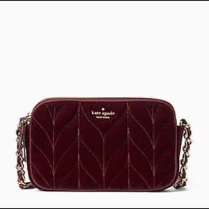 Kate Spade Briar Lane Quilted Kendall bag (velvet)